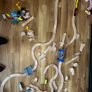 Train track wooden bundle Inc locomotive Image 3