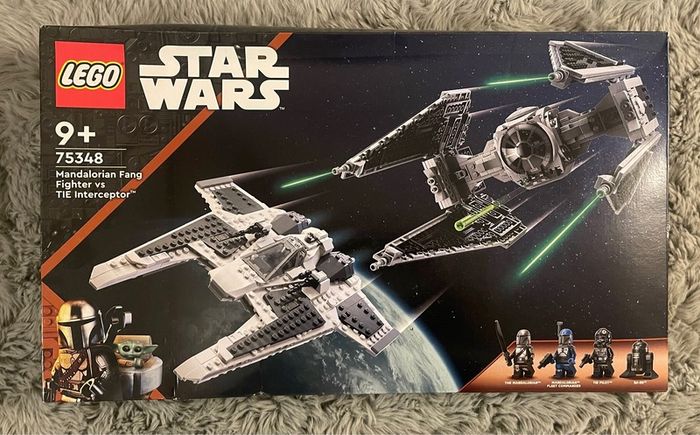 Lego 75348 Mandalorian Fang Fighter Vs Tie Interceptor For Sale in ...