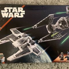 LEGO 75348 STAR WARS Mandalorian Fang Fighter vs TIE Interceptor