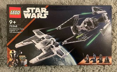 LEGO 75348 STAR WARS Mandalorian Fang Fighter vs TIE Interceptor