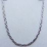 Vintage Italian Sterling Silver 925 Braided Minimalist S-link Chain Necklace length 16,5" - 4,21g Image 2