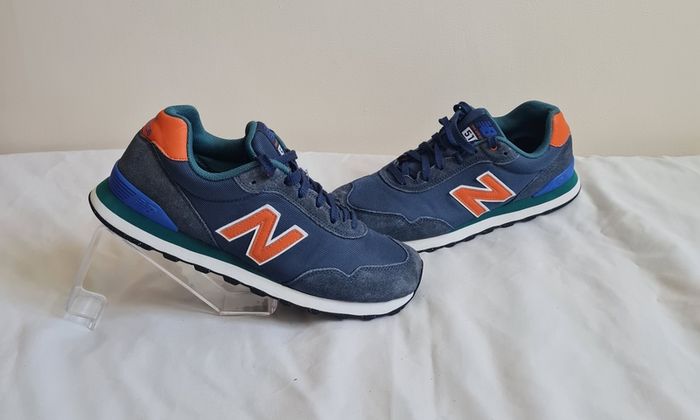 new balance 515 blue suade Size 9 eu 43 in good condition
