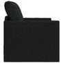 Folding Sofa Bed Black 74 x 77 x 81 cm Fabric Image 4