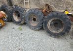 Dumper wheels and tyres x4