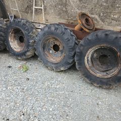 Dumper wheels and tyres x4