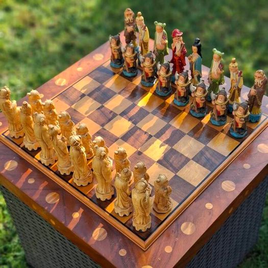 Vintage Chinese Style Chess Set