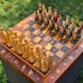 Vintage Chinese Style Chess Set Image 5