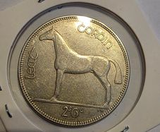 1934 irish silver half crown
