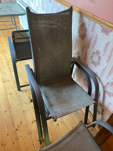 Garden table and chairs
