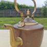Antique copper and brass kettle Image 2