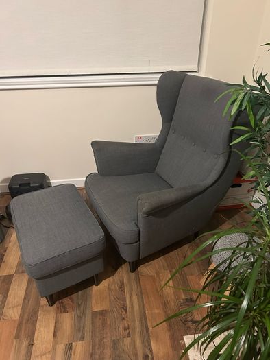IKEA Strandmon - Armchair & Ottoman
