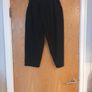 Fin Black  Cropped Trousers.  Size. 16.  B.N.W.T Image 3