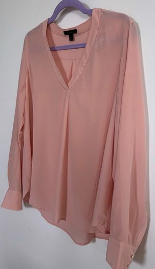 J Crew silk long sleeve blouse