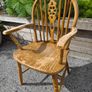 Vintage wheelback armchair Image 2