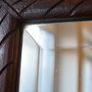 Antique French Carved Oak Wall Mirror Image 8
