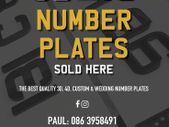 3d & 4d Number Plates