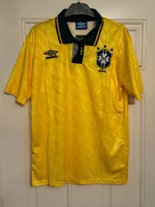 Brazil 1991 retro jersey