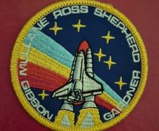 United States, space Shuttle,Embroidered patch.