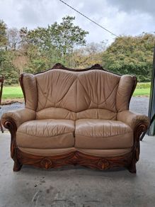 2 Seater Leather Sofa