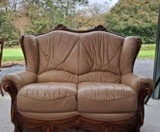 2 Seater Leather Sofa