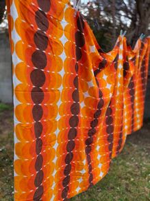 Vintage long Curtain
