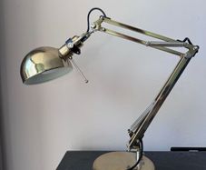 FORSA Work table lamp gold-plated including bulb