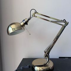 FORSA Work table lamp gold-plated including bulb
