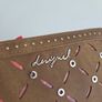 Desigual Brown Studded Cutout Zip-Around Purse Wallet Image 2