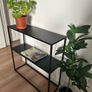 Console Jysk Black Metal Side Table Image 2