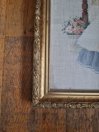 framed cross stitch