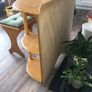 Vintage Style Wooden Cabinet with Chair Image 8