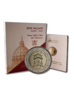 Vatican 2 Euro Commemorative Coin 2025 Sede Vacante