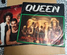 2 x Dutch Queen PS 7"s Radio Ga Ga, Crazy Little Thing