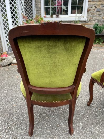 Pair of fabulous Italian made parlour chair