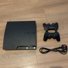 PS3 Slim 500gb with 2 controllers
