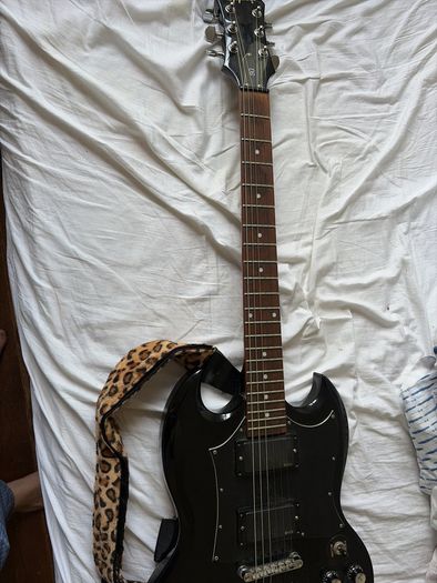 Epiphone SG with EMG 81/85 active pickups and EMG Afterburner