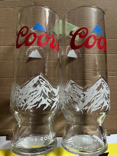coors beer pint glasses