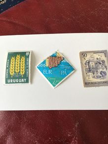 3 World stamps
