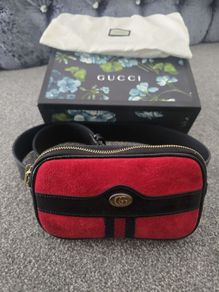 Gucci Mini Ophidia Red Belt