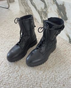 Mango leather Boots