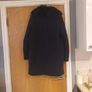 Primark Long Navy Jacket  With Removable  Faux  Fur  Collar.    S.16. New Image 3