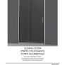 shower door black slider 1300mm Image 8
