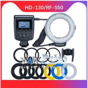 03111 48 pcs LED Ring Flash Light RF-550D Macro for Canon Nikon Olympus Panasonic