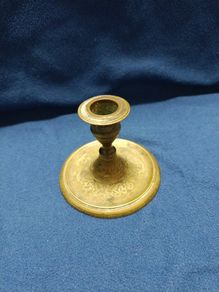vintage brass candle holder