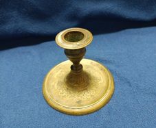 vintage brass candle holder