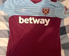 West Ham football jersey