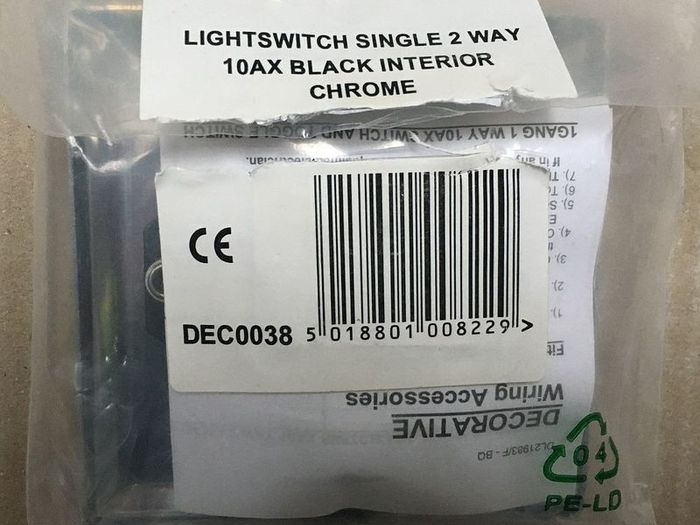 Light Switch Chrome