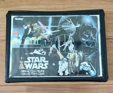 Vintage Star Wars Mini Action Figure Collector's Casy Carry Case Kenner 1978 A New Hope