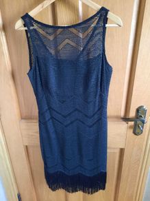 Black Flapper style dress by Karen Millen