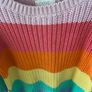 Long colourful striped knit jumper dress by Next baby Image 2